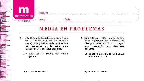 Media en problemas con gráficos