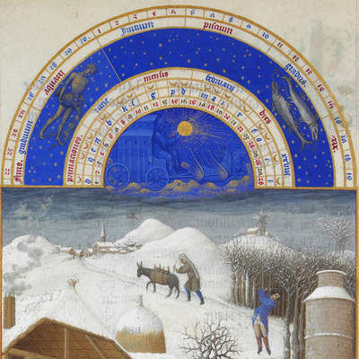 Febrero, hermanos Limbourg