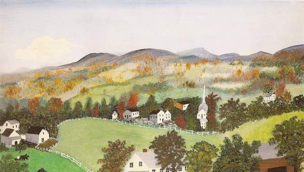 Otoño en las colinas de Grandma Moses