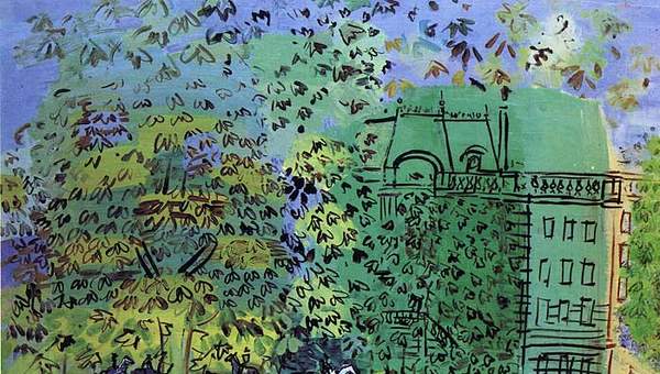 La Avenida de Bois de Boulogne de Raoul Dufy