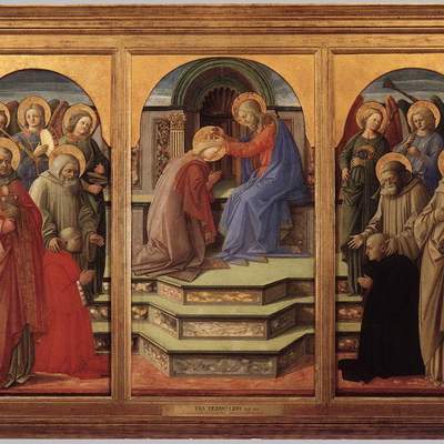 Coronación de la Virgen de Filippo Lippi