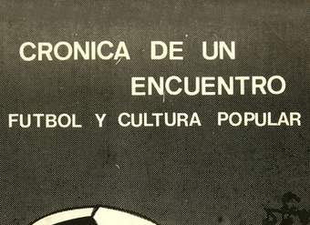 Crónica de un encuentro: fútbol y cultura popular