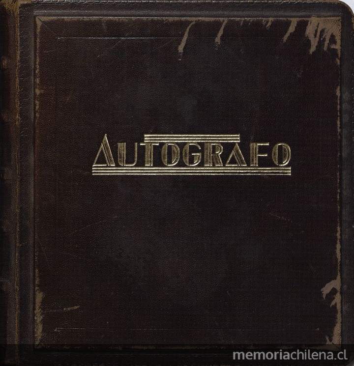 Autógrafo: manuscrito