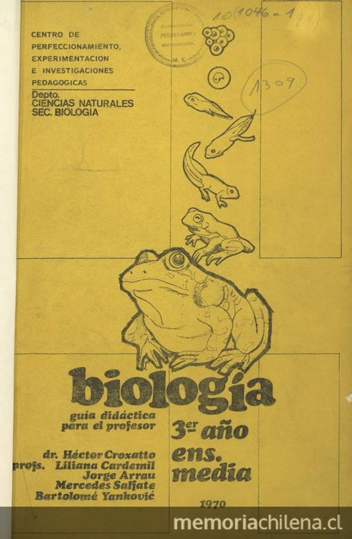 Biología: guía didáctica para el profesor 3er. año de enseñanza media