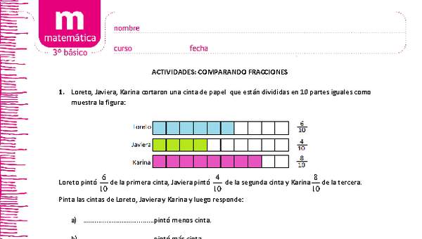 Comparando fracciones