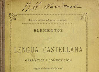 Elementos de la lengua castellana: gramática y composición: (según sistema de Swinton)