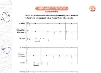 Acompañamiento para Marcha de los soldados