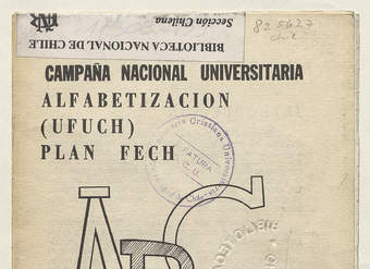 ABCU: campaña nacional universitaria: alfabetización (UFUCH) Plan FECH