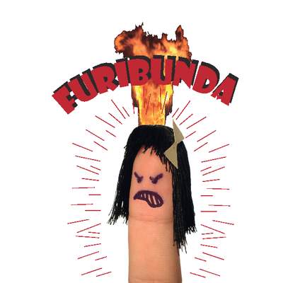 Afiche de vocabulario: furibunda