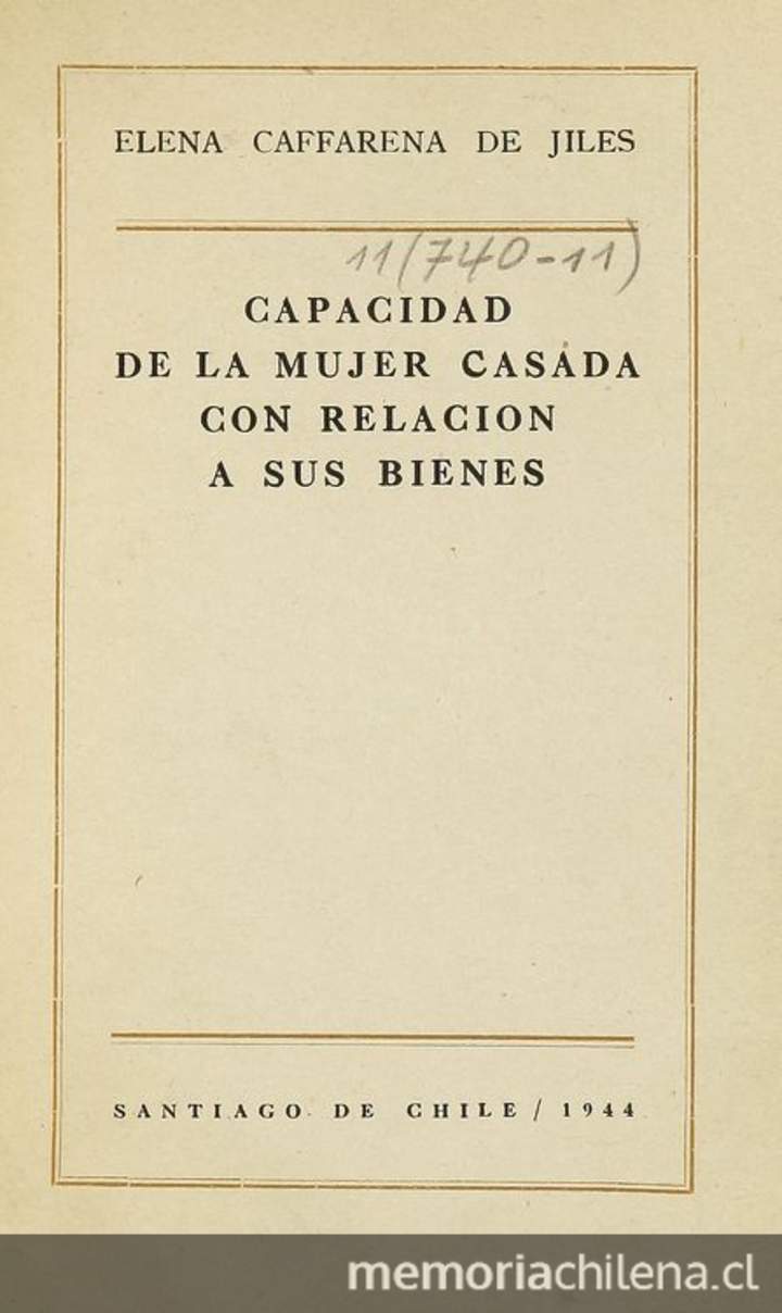 Capacidad de la mujer casada con relación a sus bienes