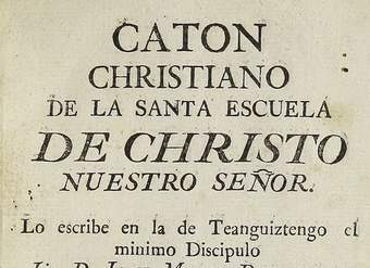 Caton christiano de la Santa Escuela de Christo Nuestro Señor