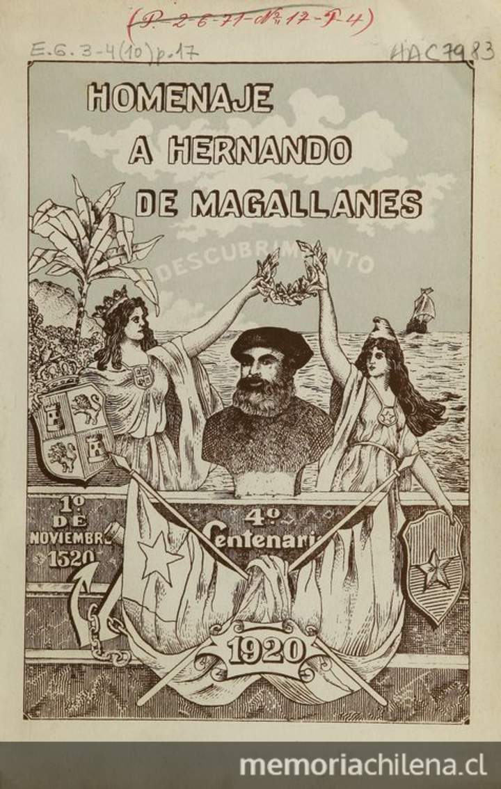 Magallanes: descubrimiento del Estrecho personalidades: personalidades, riquezas y datos generales sobre este Territorio