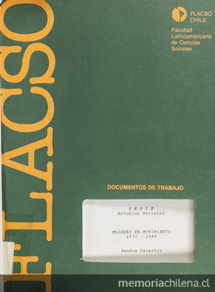 Mujeres en movimiento, 1973-1989