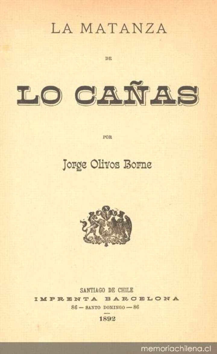 La matanza de Lo Cañas