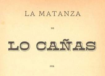 La matanza de Lo Cañas