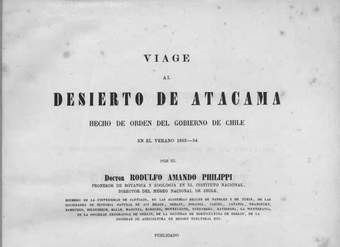 Viage al Desierto de Atacama: hecho de orden del gobierno de Chile en el verano 1853-54