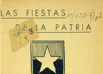 Las Fiestas de la Patria: 18 de Septiembre, 1810-1945: Programa