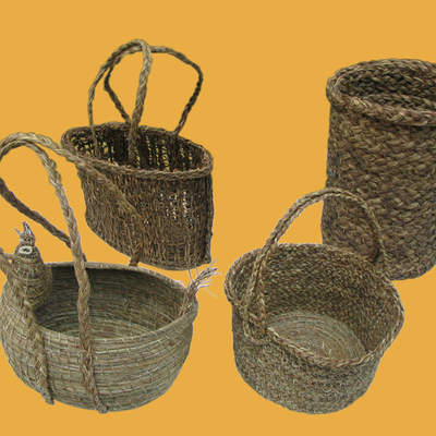 Artesanía chilena cestería (Uraco, Quinchao)