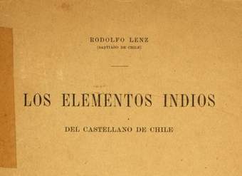 Los elementos indios del castellano de Chile