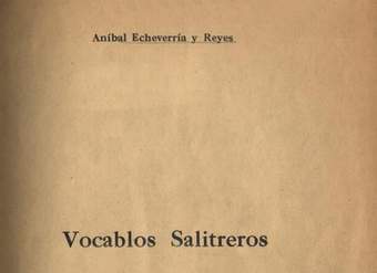 Vocablos salitreros
