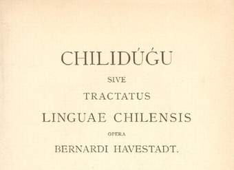 Chilidúgu sive Tractatus linguae chilensis