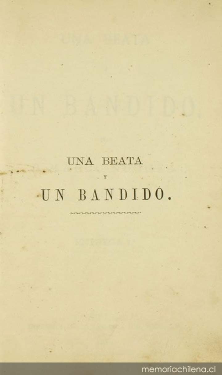 Una beata y un bandido