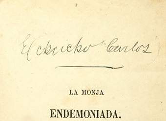 La monja endemoniada: novela histórica