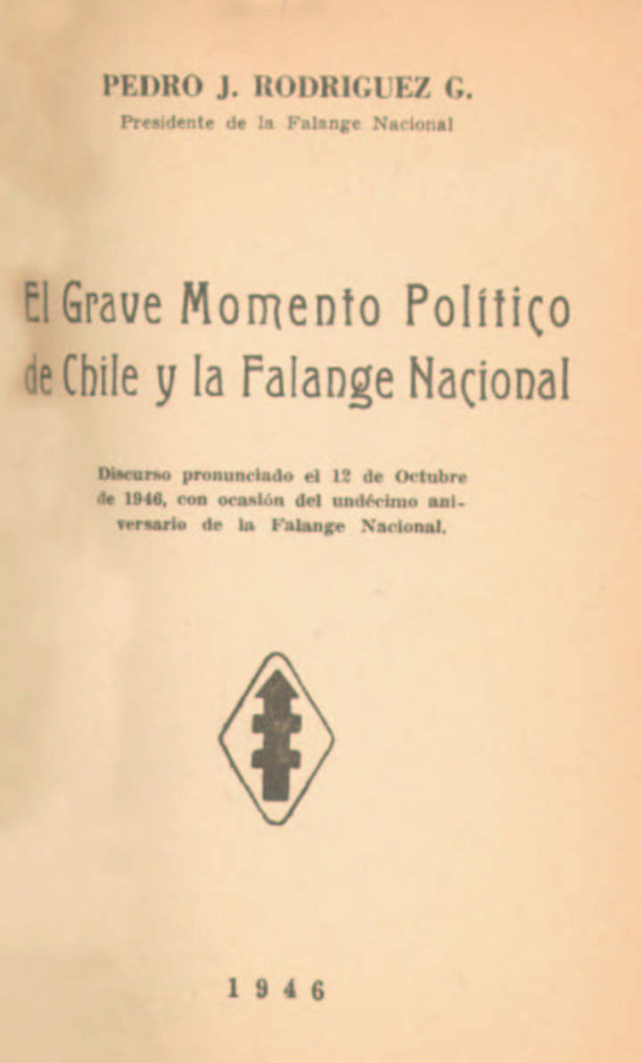 El grave momento político de Chile y la Falange Nacional