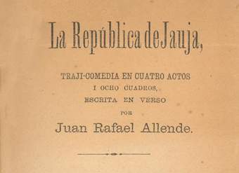 La República de Jauja : traji-comedia en cuatro actos i ocho cuadros, escrita en verso