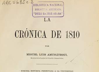 La crónica de 1810: tomo segundo