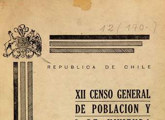 XII Censo general de población y i de vivienda : levantado el 24 de abril de 1952: tomo 1, resumen del país