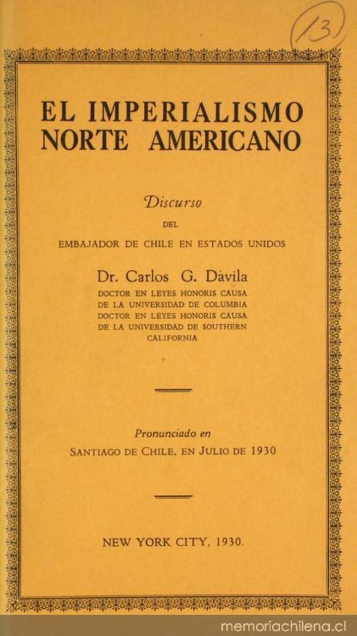 El imperialismo norteamericano