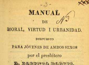 Manual de moral, virtud i urbanidad : dispuesto para jovenes de ambos sexos