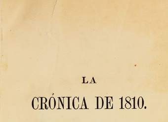 La crónica de 1810: tomo primero