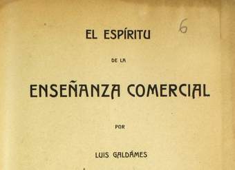 El espíritu de la enseñanza comercial
