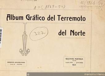 Album gráfico del terremoto del norte