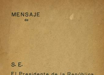 Mensaje de S.E. el Presidente de la República don Gabriel González Videla : al Congreso Nacional al inaugurar el período ordinario de sesiones, 1949