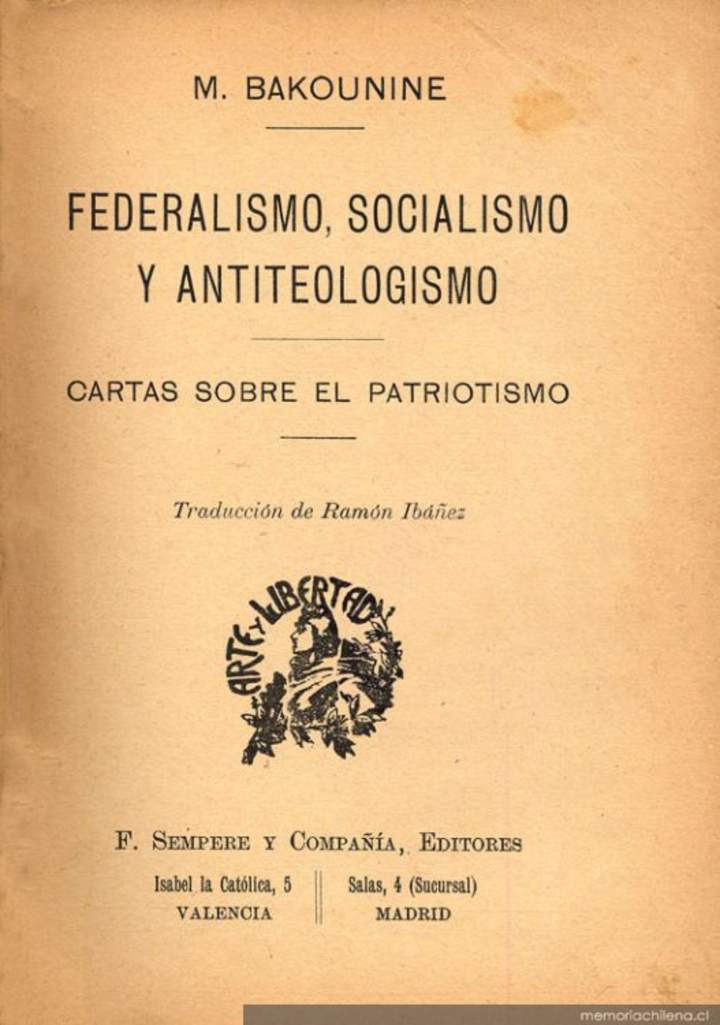 Federalismo, socialismo y antiteologismo