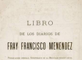 Viajes de Fray Francisco Menéndez a la cordillera