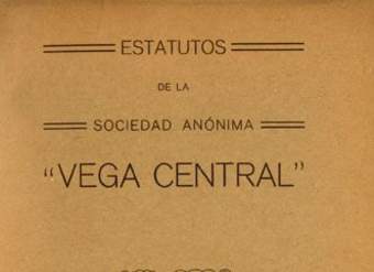 Estatutos de la Sociedad Anónima "Vega Central"