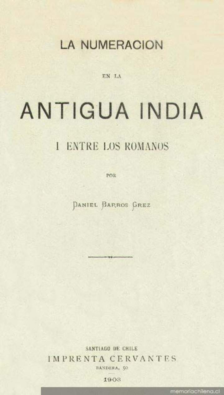 La numeración en la antigua India i entre los Romanos