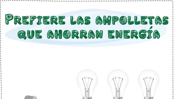 Utilizar ampolletas que ahorren energía