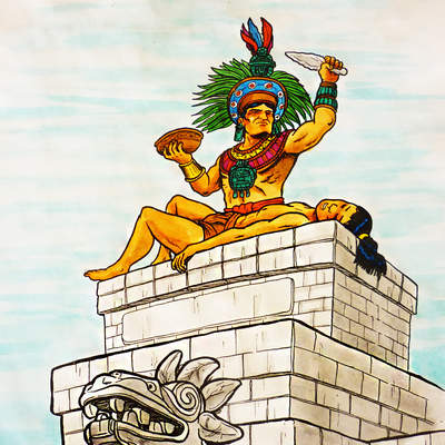 Rito religioso azteca