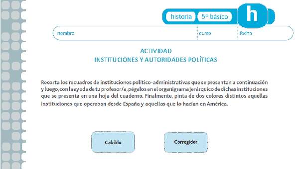 Instituciones y autoridades políticas