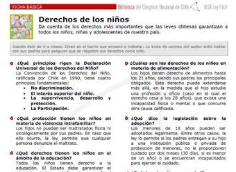 Derechos de los niños