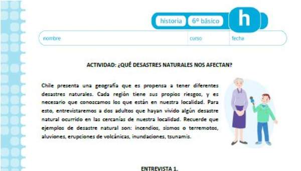 ¿Qué desastres naturales nos afectan?