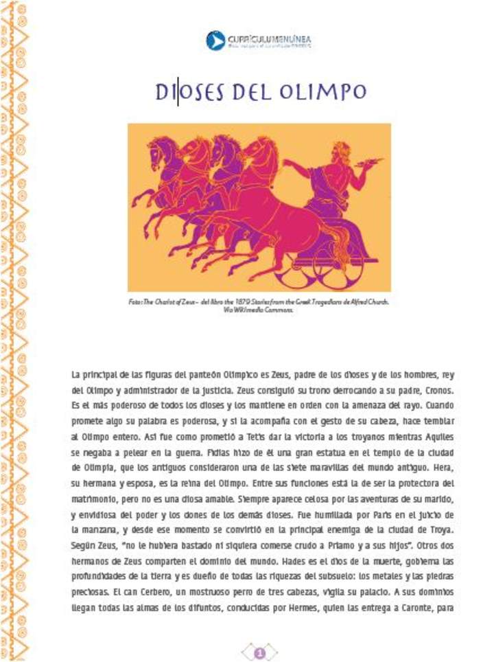 Dioses del Olimpo