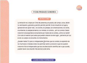 Paisajes sonoros
