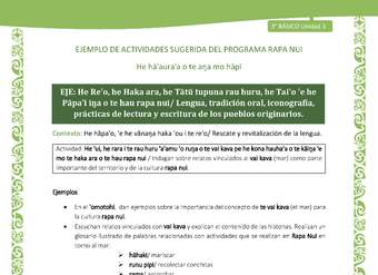 Indagan sobre relatos vinculados al vai kava (mar) como parte importante del territorio y de la cultura rapa nui