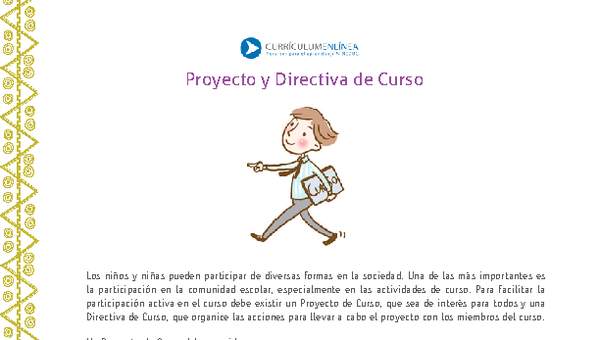 Proyecto y directiva de curso